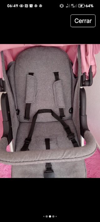 Cochecito Asalvo Baby rosa
