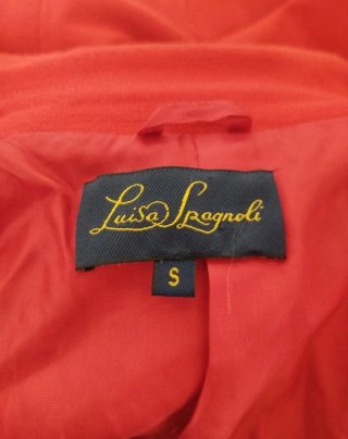 Giacca Luisa Spagnoli Rossa 100% Lana