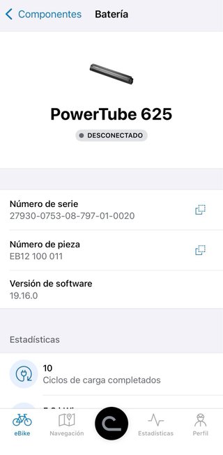 Batería Bosch Power Tube 625 BBP3760
