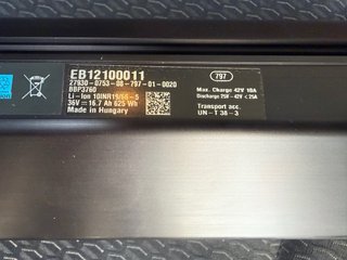 Batería Bosch Power Tube 625 BBP3760