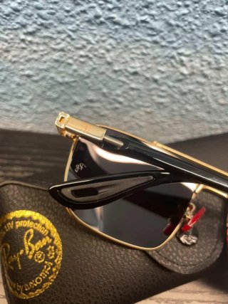 Gafas de Sol Ray-Ban Polarizadas Dorado Negro