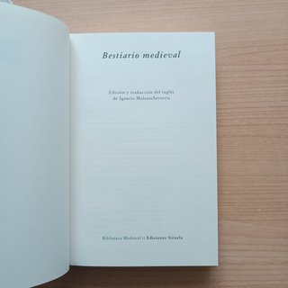 Bestiario medieval - gnacio Malaxecheverría (ed.)