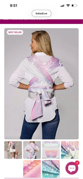 Fasciatoio Fular Kokadi WrapStar