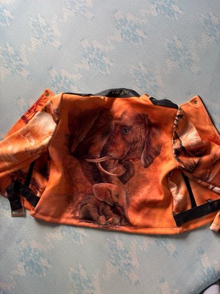 Cazadora Koker Naranja Safari. Nueva