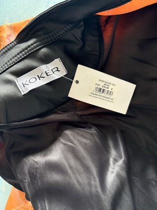 Cazadora Koker Naranja Safari. Nueva