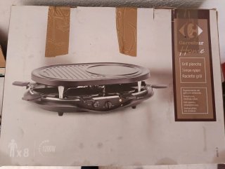 Raclette Grill Carrefour Home 1200W
