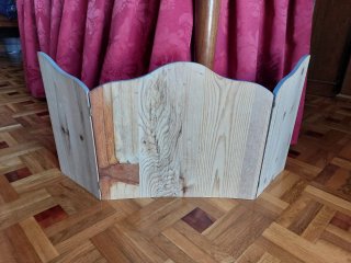 Paisaje Belén 63x28 cm Madera y Resina