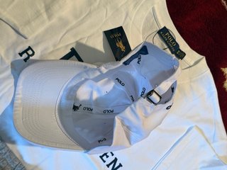 Conjunto Polo Ralph Lauren Blanco y Gris