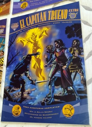 6 tebeos Capitán Trueno. Colección Fans. 1998.
