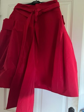 Falda Carolina Herrera Roja