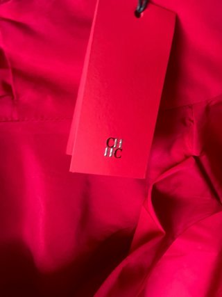 Falda Carolina Herrera Roja