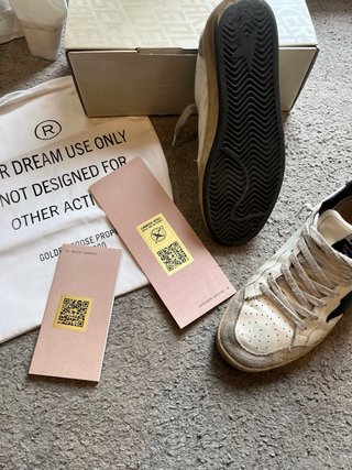 Golden Goose Zapatillas Blancas y Negras