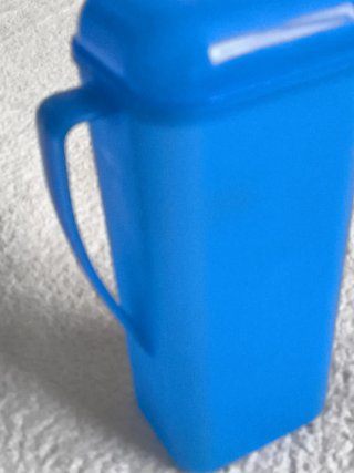 JARRA AGUA "FONT VELLA" 1 LITRO AZUL
