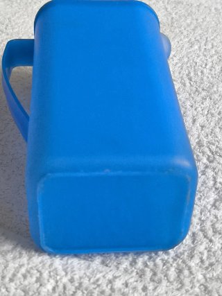 JARRA AGUA "FONT VELLA" 1 LITRO AZUL