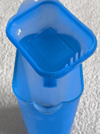 JARRA AGUA "FONT VELLA" 1 LITRO AZUL