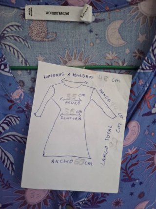 Camisón Women'secret estampado sol y palmeras