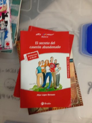 6 libros 2 en valenciano 1 manga y 4 en español