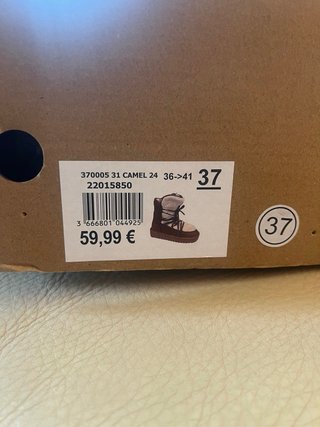 Botas Apreski Marrones y Blancas
