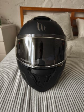 Casco Modular MT Helmets Talla S Negro mate