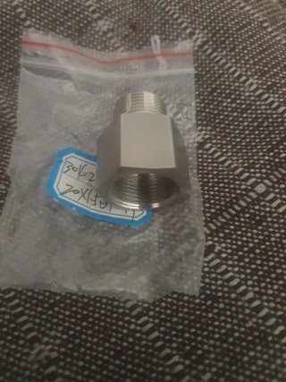 Reductor M20x1.5 a M6x0.75 Acero Inox 304