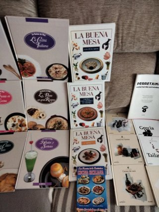 Libros varios cocina lote