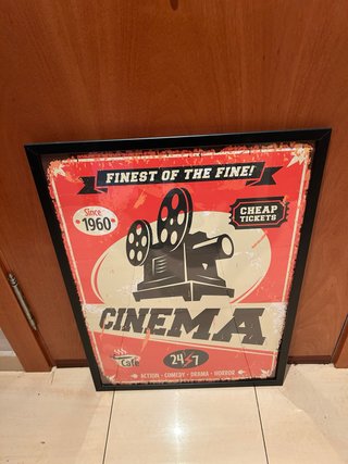 Cuadro  IKEA Cinema Vintage