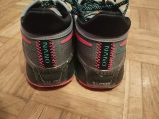 Zapatillas Reebok Nano Gris, Rojo y Turquesa