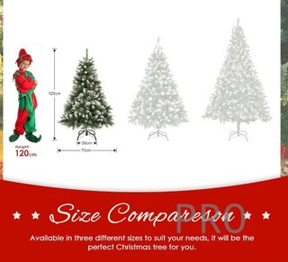 Árbol de navidad artificial plegable - Gigalumi