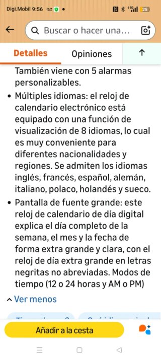 Reloj Personas Mayores