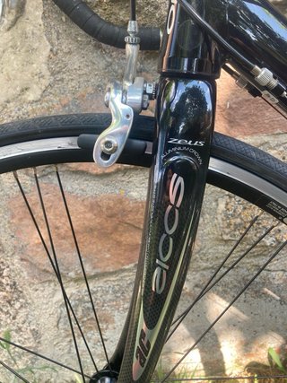 Bicicleta Carretera Orbea Roja y Negra