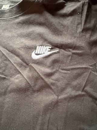 Camiseta Nike Negra Niño Talla 11-12