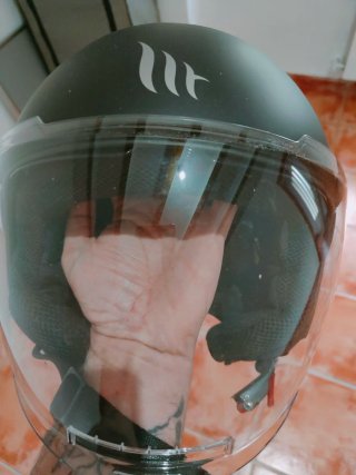 2 Cascos Moto + Guantes Talla L