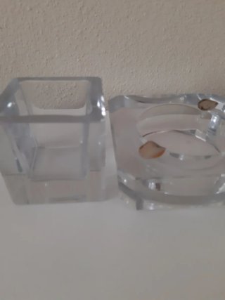 Juego Sobremesa Vintage Cristal