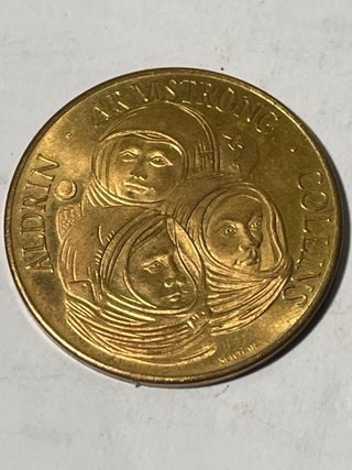 Medaglia commemorativa Armstrong Aldrin Collins