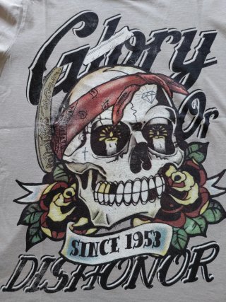 T-shirt Alcott stampa teschio M