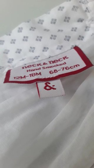 Vestido y pololos niña 12-18 meses