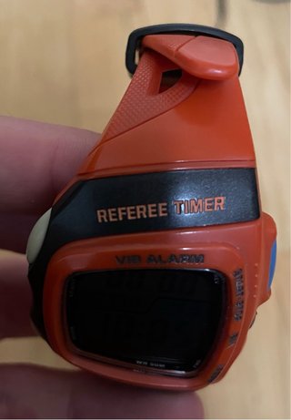 Casio Referee Timer VIB ALARM Naranja AW-80 NUEVO