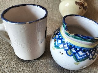 Juego de 3 piezas de cerámica decorativa