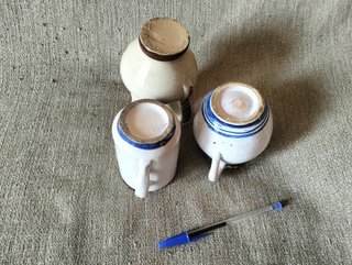 Juego de 3 piezas de cerámica decorativa