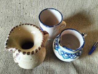 Juego de 3 piezas de cerámica decorativa