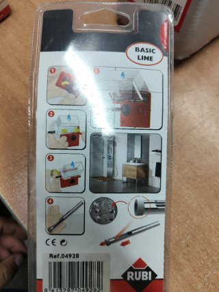 Kit Broca Easy Gres Rubi 8mm