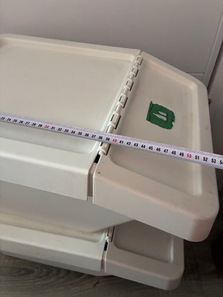 2 Cubos Reciclaje Ikea Blanco