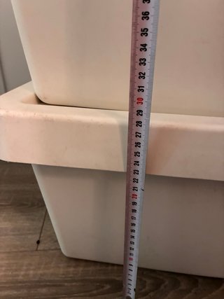 2 Cubos Reciclaje Ikea Blanco