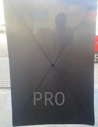 Sombrilla balcón  180x120cm negra Rethink