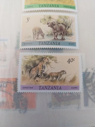 Francobolli Tanzania Animali
