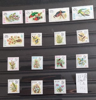 (nu259/262)FIJI   DEFINITIVE 1968/1980  sc.50%