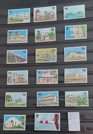 (nu259/262)FIJI   DEFINITIVE 1968/1980  sc.50%