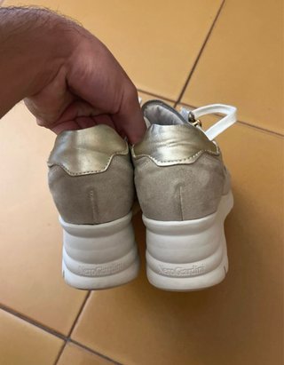 Scarpe Nero Giardini beige/bianche