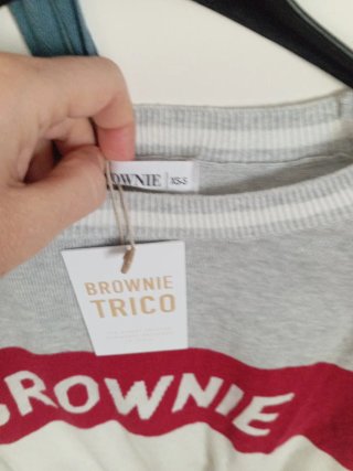 Jersey Brownie Gris y Rojo