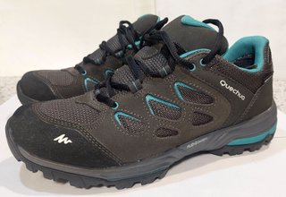 Scarpe Trekking Quechua Grigio/Verde Acqua